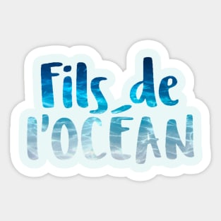 Fils de l'océan Sticker